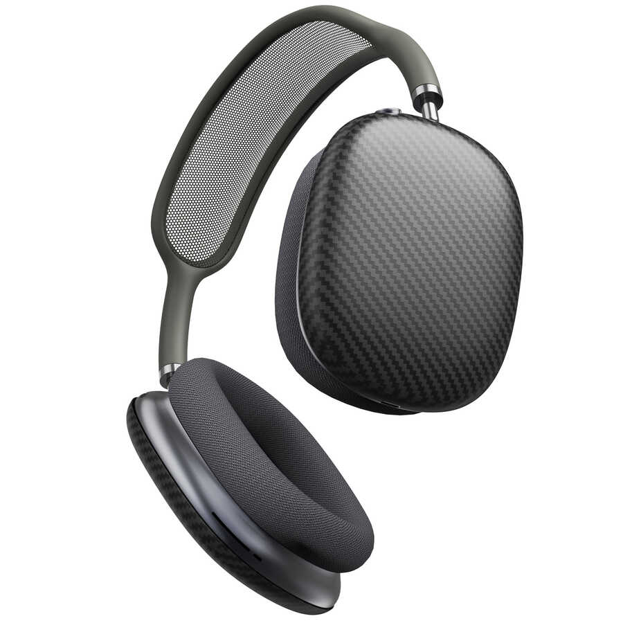 Apple Airpods Max Wiwu Armor Kevlar Koruyucu Kılıf - Siyah