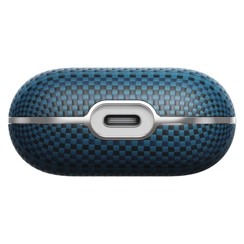 Apple Airpods Pro 2 Case Aramid Fiber Pitaka Tactile Woven Sunset-Moonrise Series Cover - 9