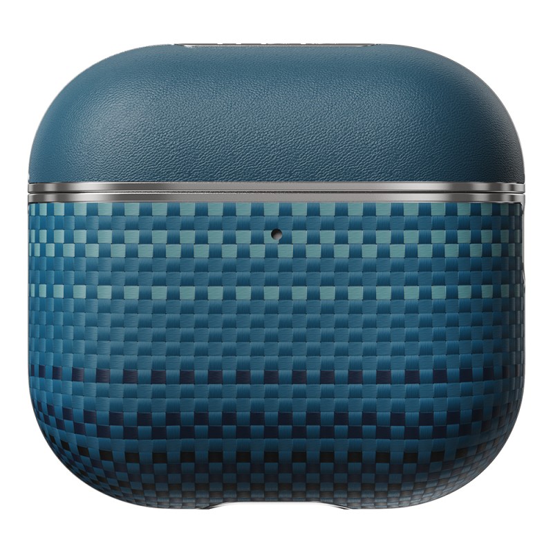 Apple Airpods Pro 2 Case Aramid Fiber Pitaka Tactile Woven Sunset-Moonrise Series Cover - 10
