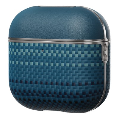 Apple Airpods Pro 2 Case Aramid Fiber Pitaka Tactile Woven Sunset-Moonrise Series Cover - 2