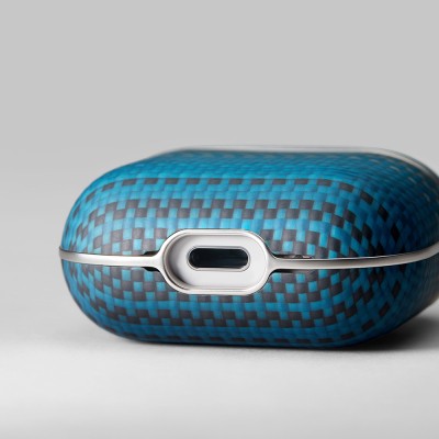 Apple Airpods Pro 2 Case Aramid Fiber Pitaka Tactile Woven Sunset-Moonrise Series Cover - 20