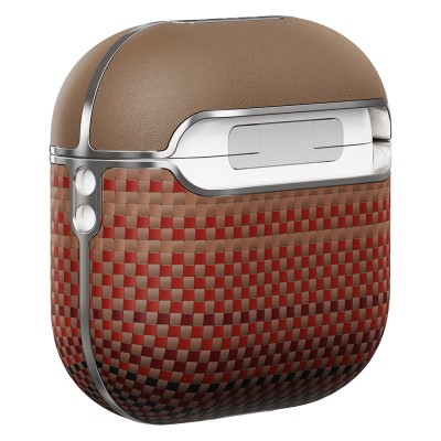 Apple Airpods Pro 2 Case Aramid Fiber Pitaka Tactile Woven Sunset-Moonrise Series Cover - 14