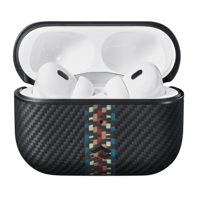 Apple Airpods Pro 2 Kılıf 600D Aramid Fiber Pitaka Orchestra Serisi Rhapsody Kılıf - 3