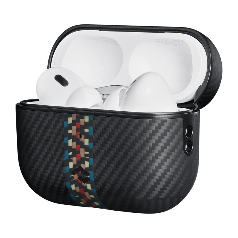 Apple Airpods Pro 2 Kılıf 600D Aramid Fiber Pitaka Orchestra Serisi Rhapsody Kılıf - 4