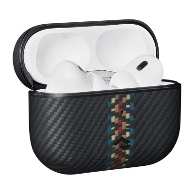 Apple Airpods Pro 2 Kılıf 600D Aramid Fiber Pitaka Orchestra Serisi Rhapsody Kılıf - 6