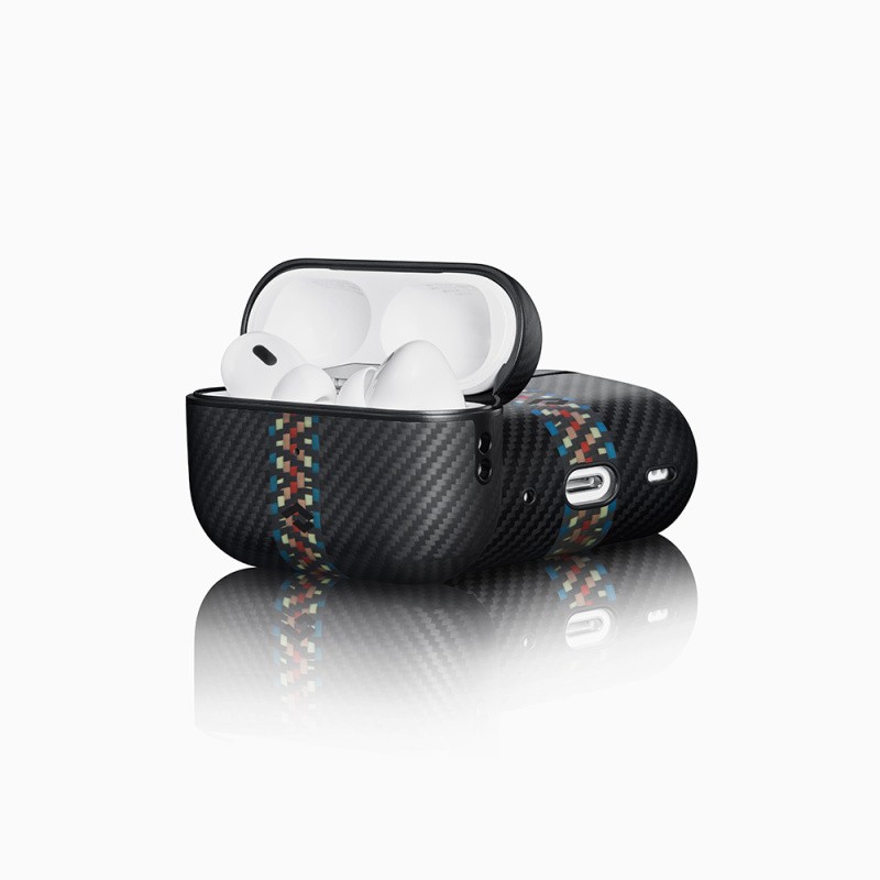 Apple Airpods Pro 2 Kılıf 600D Aramid Fiber Pitaka Orchestra Serisi Rhapsody Kılıf - 12