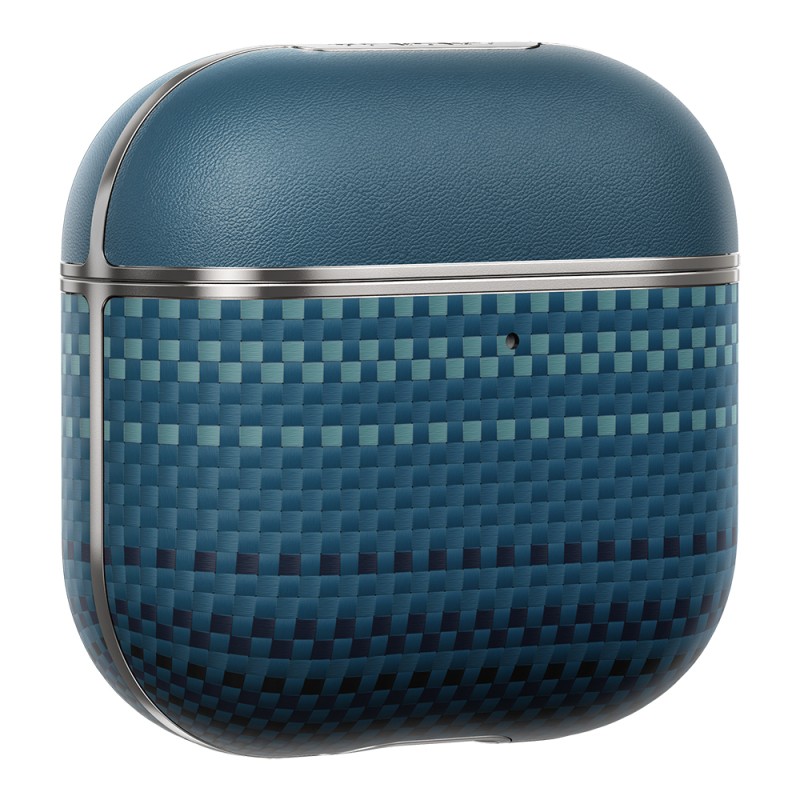 Apple Airpods Pro 2 Kılıf Aramid Fiber Pitaka Tactile Woven Sunset-Moonrise Serisi Kapak - 11