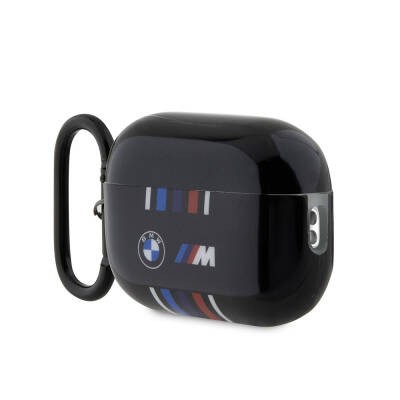 Apple Airpods Pro 2 Kılıf BMW Orjinal Lisanslı Çoklu Renkli Çizgili Çift IMD Baskı Logolu Kapak - 4