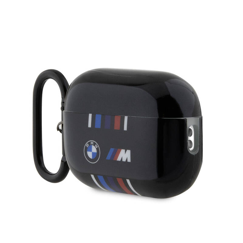 Apple Airpods Pro 2 Kılıf BMW Orjinal Lisanslı Çoklu Renkli Çizgili Çift IMD Baskı Logolu Kapak - 4
