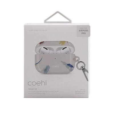 Apple Airpods Pro Kılıf Fırça Boya Desenli Coehl Reverie Kapak - 7