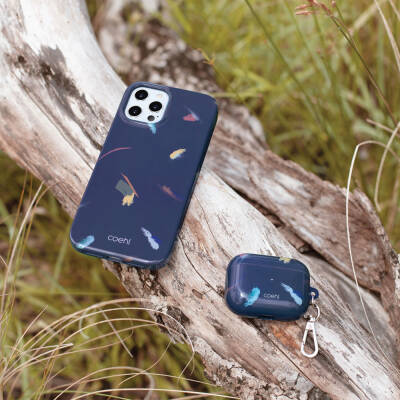 Apple Airpods Pro Kılıf Fırça Boya Desenli Coehl Reverie Kapak - 10
