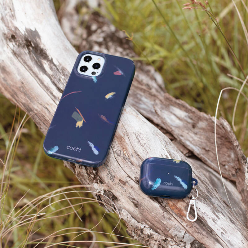 Apple Airpods Pro Kılıf Fırça Boya Desenli Coehl Reverie Kapak - 10