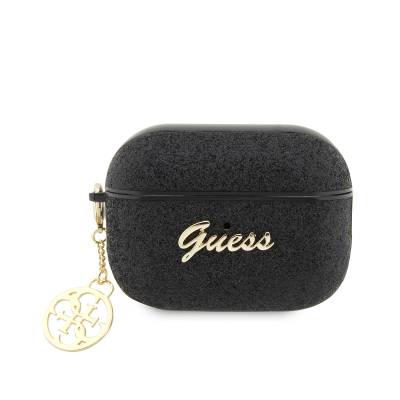 Apple Airpods Pro 2 Kılıf GUESS Glitter 4G Charm Kapak - Guess