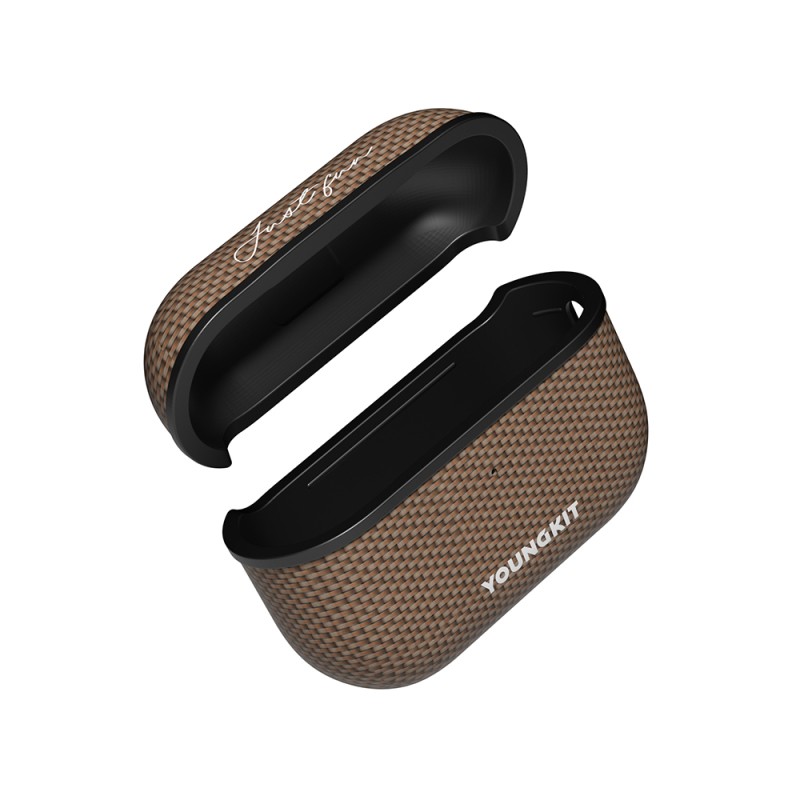 Apple Airpods Pro 2 Kılıf M-safe Şarj Özellikli Aramid Fiber Youngkit 1500D Extreme Wing Serisi Kapak - 13