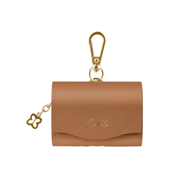 Apple Airpods Pro 2 Kılıf PU Deri Çanta Tasarımlı Coehl Mirelle Serisi Kapak - Coehl