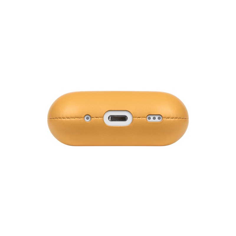Apple AirPods Pro 2 Kılıf Qi M-Safe Şarj Özellikli Native Union RE Classic Serisi Suni Deri Kapak - 8