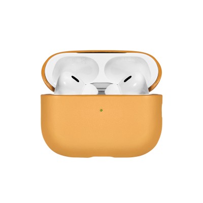 Apple AirPods Pro 2 Kılıf Qi M-Safe Şarj Özellikli Native Union RE Classic Serisi Suni Deri Kapak - 4