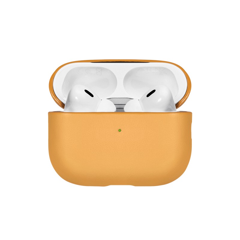 Apple AirPods Pro 2 Kılıf Qi M-Safe Şarj Özellikli Native Union RE Classic Serisi Suni Deri Kapak - 4
