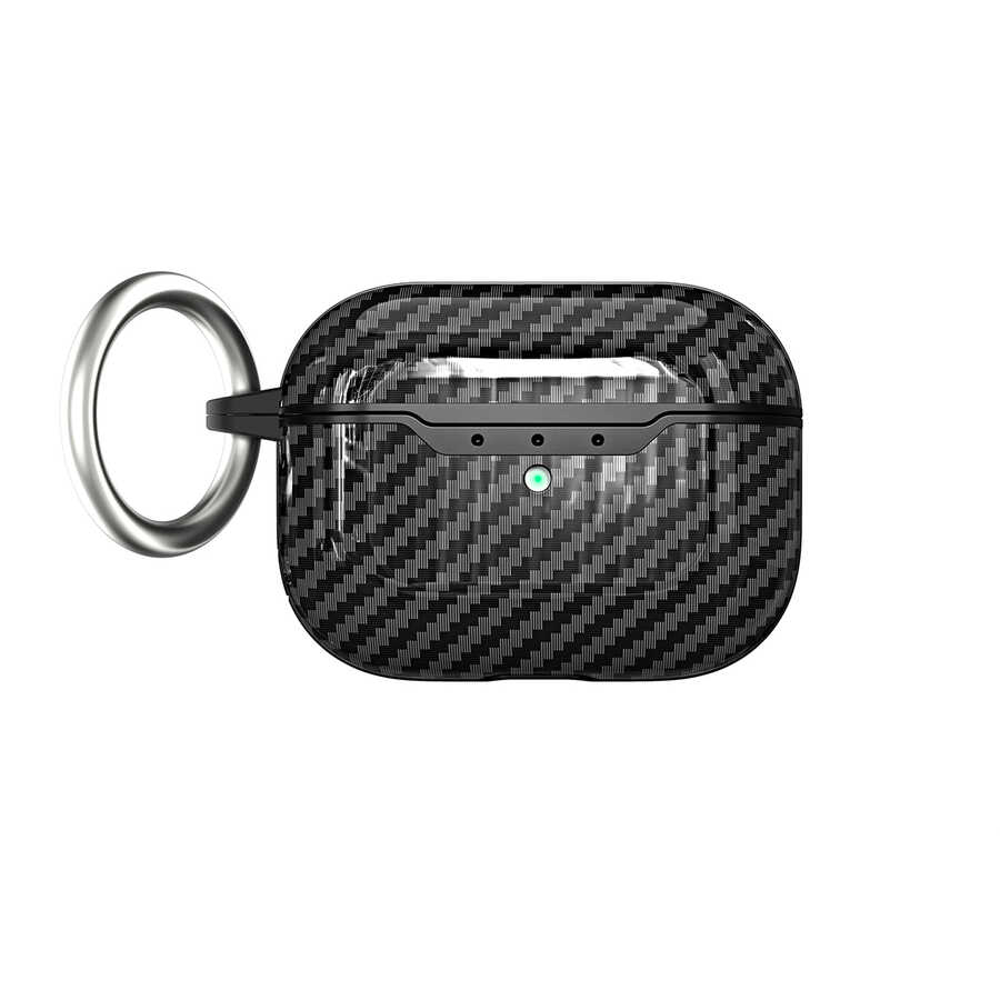 Apple Airpods Pro 2 Kılıf Zore Airbag 04 Silikon - Siyah