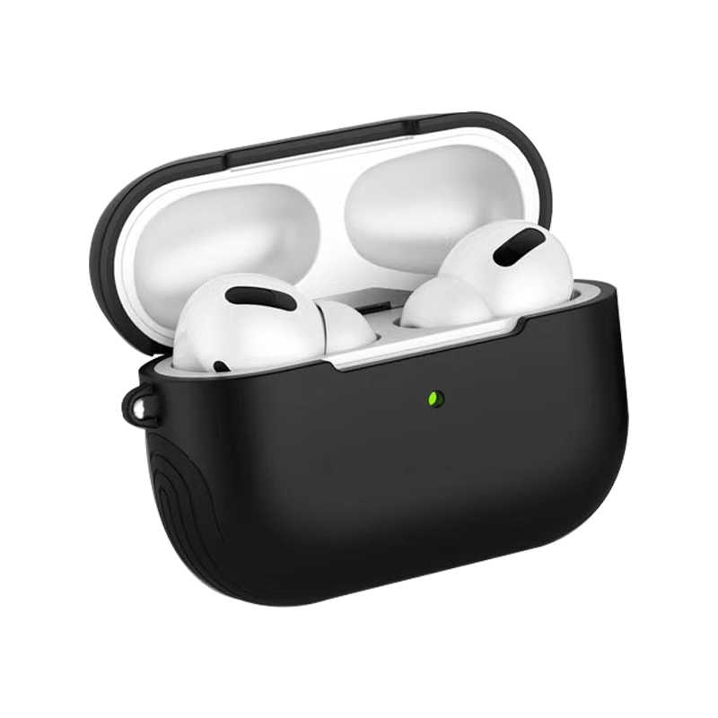 Apple Airpods Pro Kılıf Zore Shockproof Silikon - Siyah