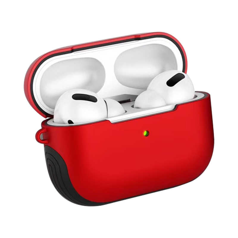 Apple Airpods Pro Kılıf Zore Shockproof Silikon - Kırmızı