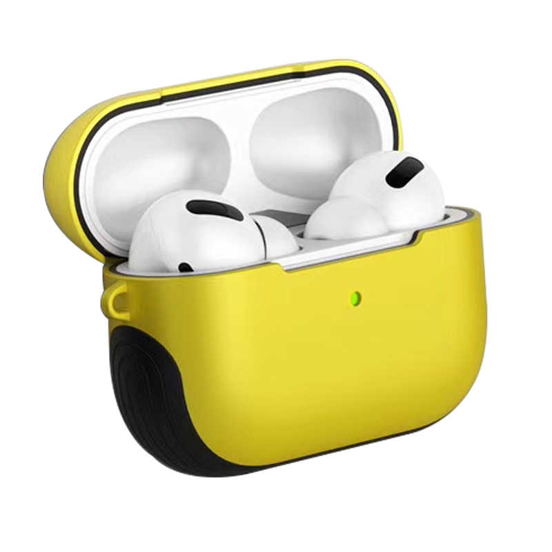 Apple Airpods Pro Kılıf Zore Shockproof Silikon - Sarı