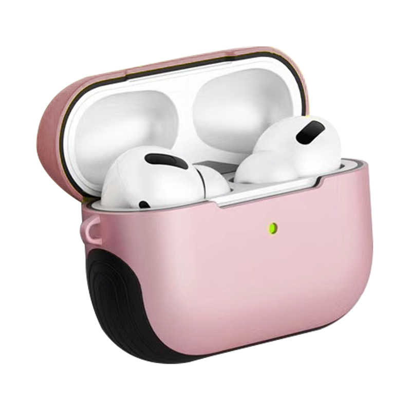 Apple Airpods Pro Kılıf Zore Shockproof Silikon - Pembe