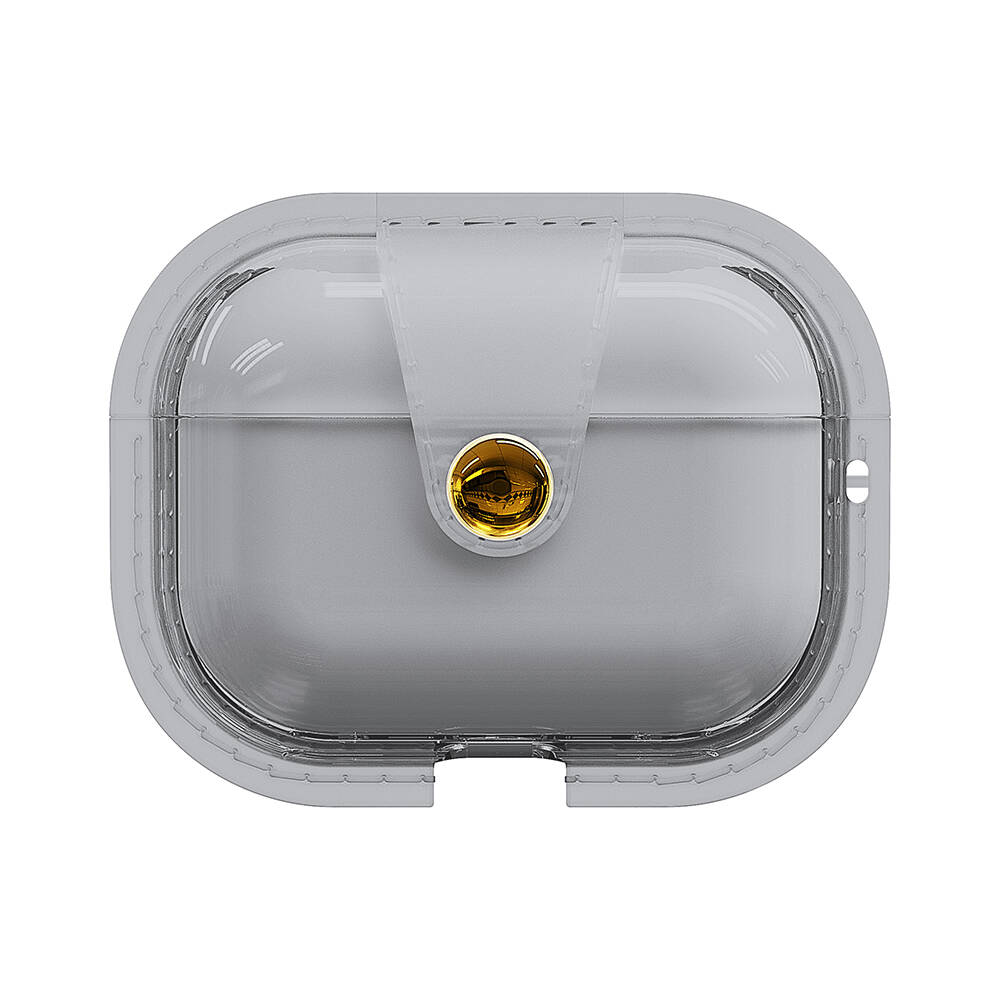 AirPods Pro 2 Uyumlu NXXA Airbag 33 Darbelere Karşı Dayanıklı Magnetik Kılıf-Gri