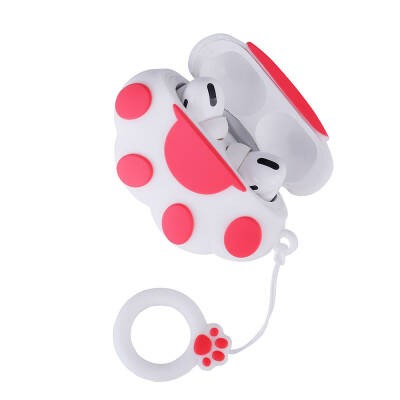 Apple Airpods Pro 2 Zore TPU Relief Figured Drawstring Airbag 37 Silicone Case - 12