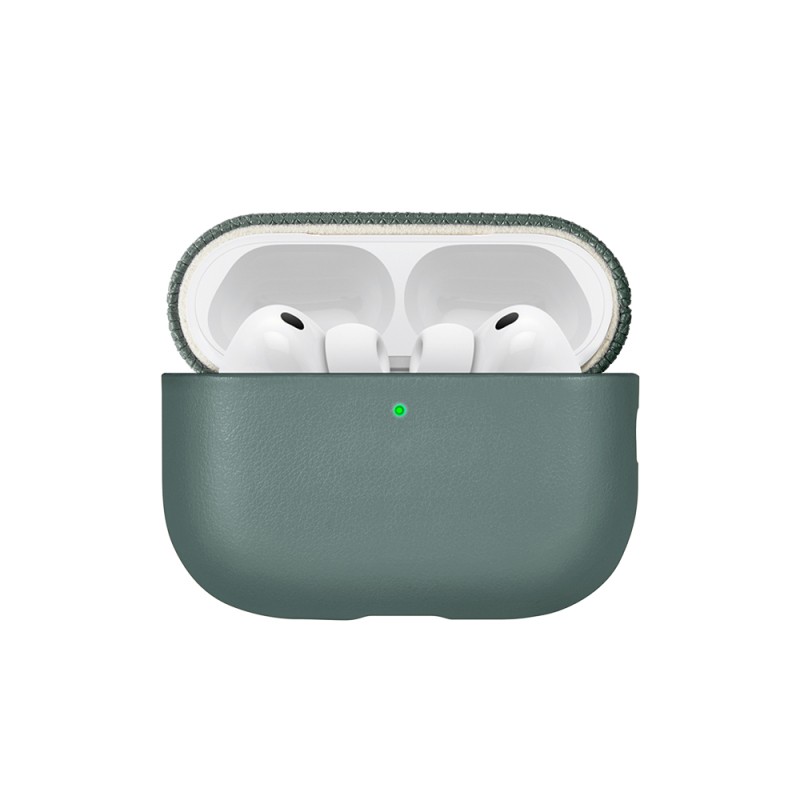 Apple AirPods Pro 3 Case with Qi M-Safe Charging, Native Union Classic Series Faux Leather Cover - 2