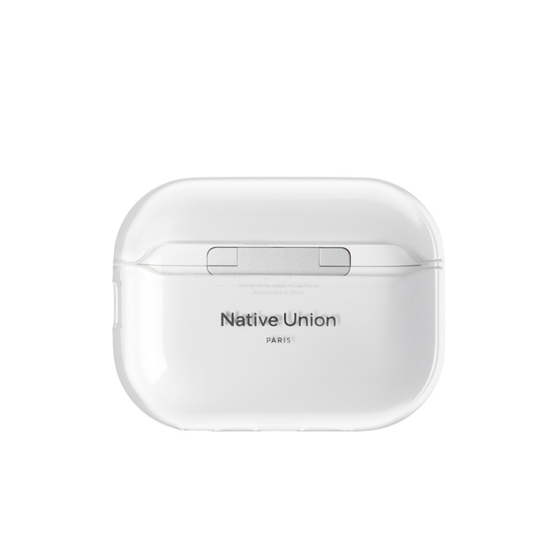 Apple AirPods Pro 3 Case with Qi M-Safe Charging, Native Union Clear Series Silicone Cover - 3