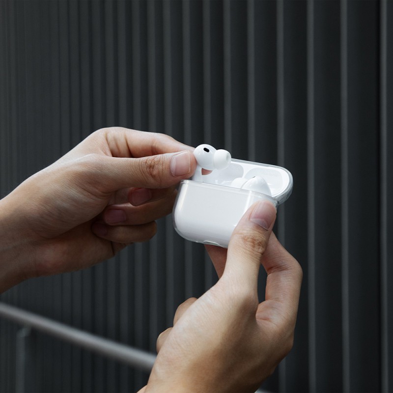 Apple AirPods Pro 3 Case with Qi M-Safe Charging, Native Union Clear Series Silicone Cover - 5