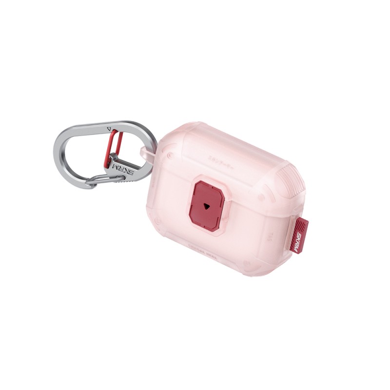 Apple Airpods Pro 3 Kılıf Airbagli Yivli Köşe Kilit Tasarımlı 360 Derece Koruma Skinarma Mecha LE Kılıf - 5