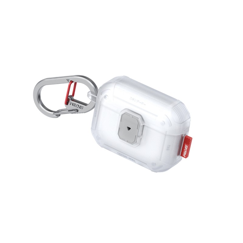 Apple Airpods Pro 3 Kılıf Airbagli Yivli Köşe Kilit Tasarımlı 360 Derece Koruma Skinarma Mecha LE Kılıf - 4