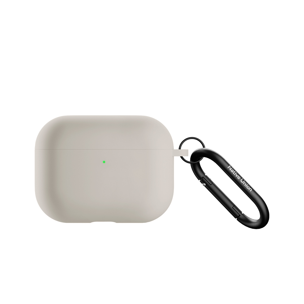 Apple AirPods Pro 3 Kılıf M-Safe Şarj Özellikli Native Union Active Serisi Kapak - Krem