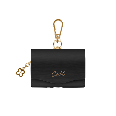 Apple Airpods Pro 3 Kılıf PU Deri Çanta Tasarımlı Coehl Mirelle Serisi Kapak - Coehl