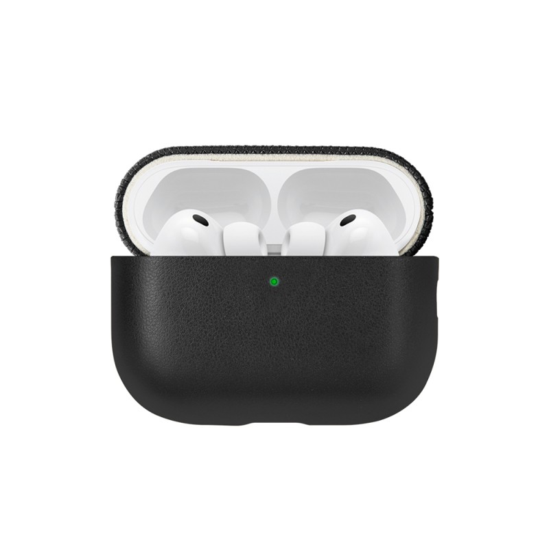 Apple AirPods Pro 3 Kılıf Qi M-Safe Şarj Özellikli Native Union Classic Serisi Suni Deri Kapak - 10