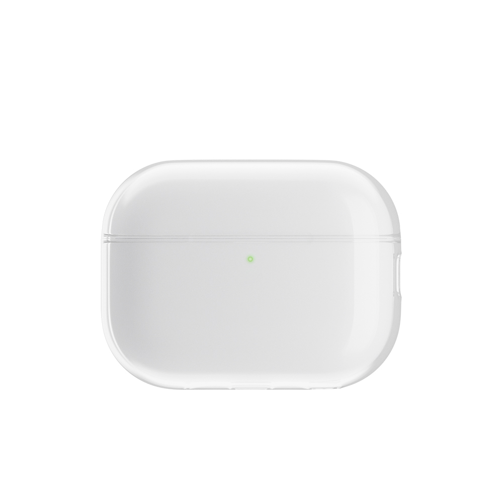 Apple AirPods Pro 3 Kılıf Qi M-Safe Şarj Özellikli Native Union Clear Serisi Silikon Kapak - Şeffaf
