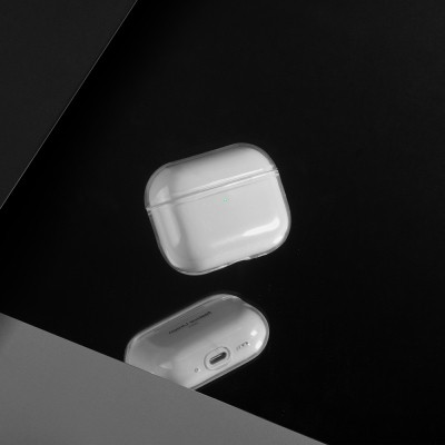 Apple AirPods Pro 3 Kılıf Qi M-Safe Şarj Özellikli Native Union Clear Serisi Silikon Kapak - 7