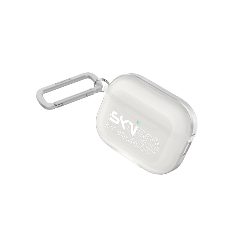 Apple Airpods Pro 3 Kılıf Skinarma Transparan Mat Tasarım Kinzoku Kılıf - 1