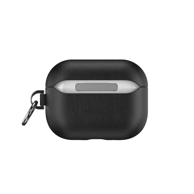 Apple AirPods Pro 3 Wiwu HC-201 Fingerprint-Resistant Leather Case - 10