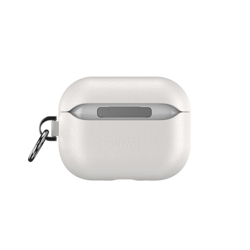 Apple AirPods Pro 3 Wiwu HC-201 Fingerprint-Resistant Leather Case - 12