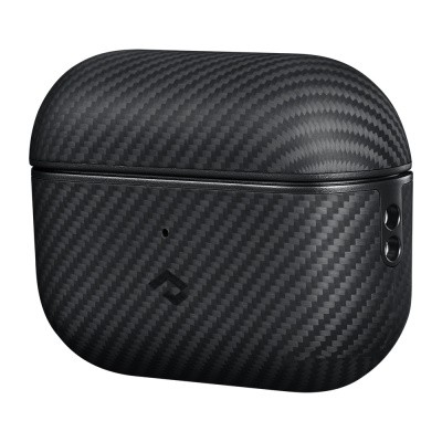 Apple Airpods Pro Case 600D Aramid Fiber Pitaka Classic Series Black-Grey Twill Case - 4