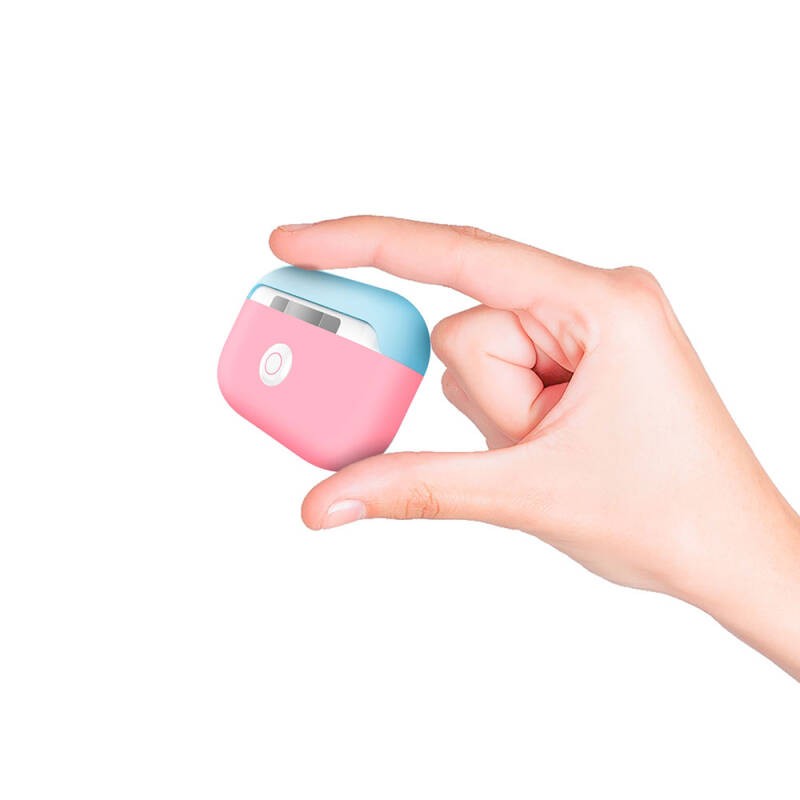 Apple Airpods Pro Kılıf Boyun Askılı Parlayan Düğmeli Lisanslı Switcheasy Colors Silikon Kapak - 16
