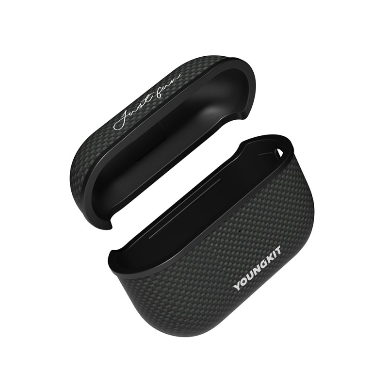 Apple Airpods Pro Kılıf M-safe Şarj Özellikli Aramid Fiber Youngkit 1500D Extreme Wing Serisi Kapak - 11