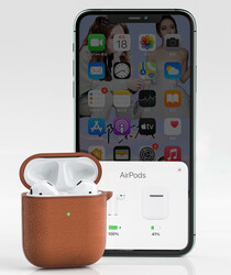 Apple Airpods Pro Kılıf Wiwu Calfskin Kılıf - Thumbnail