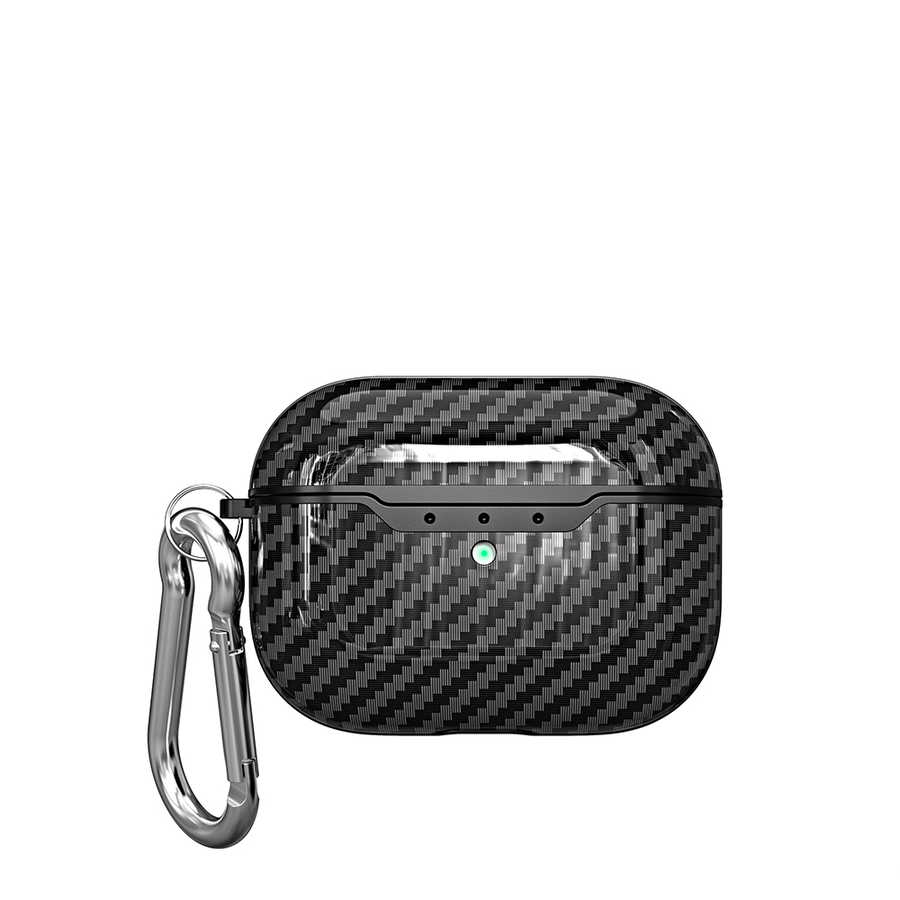Apple Airpods Pro Kılıf Zore Airbag 05 Silikon - Siyah