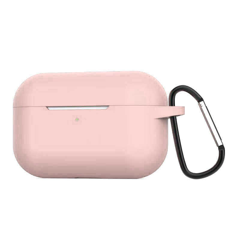 Apple Airpods Pro Kılıf Zore Airbag Silikon - Pembe Açık