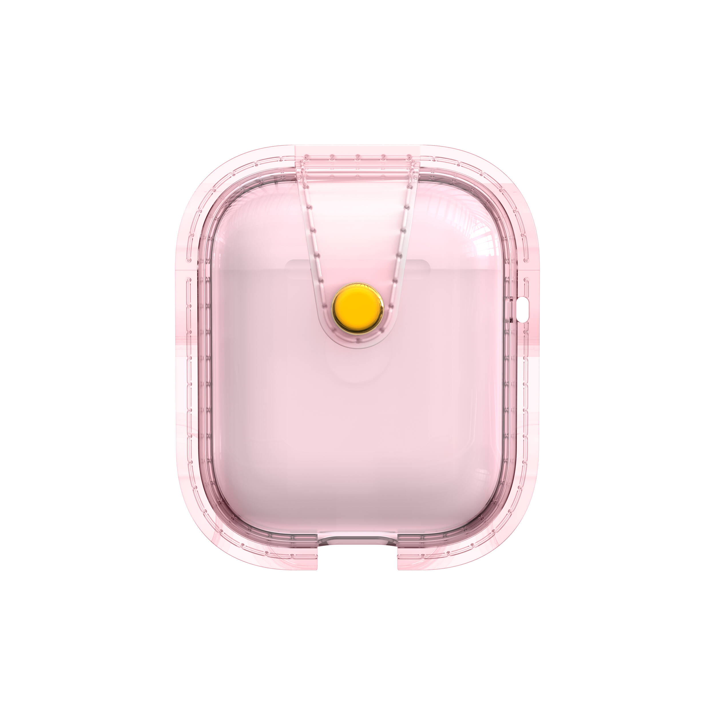 AirPods Uyumlu NXXA Airbag 33 Darbelere Karşı Dayanıklı Magnetik Kılıf-Pembe
