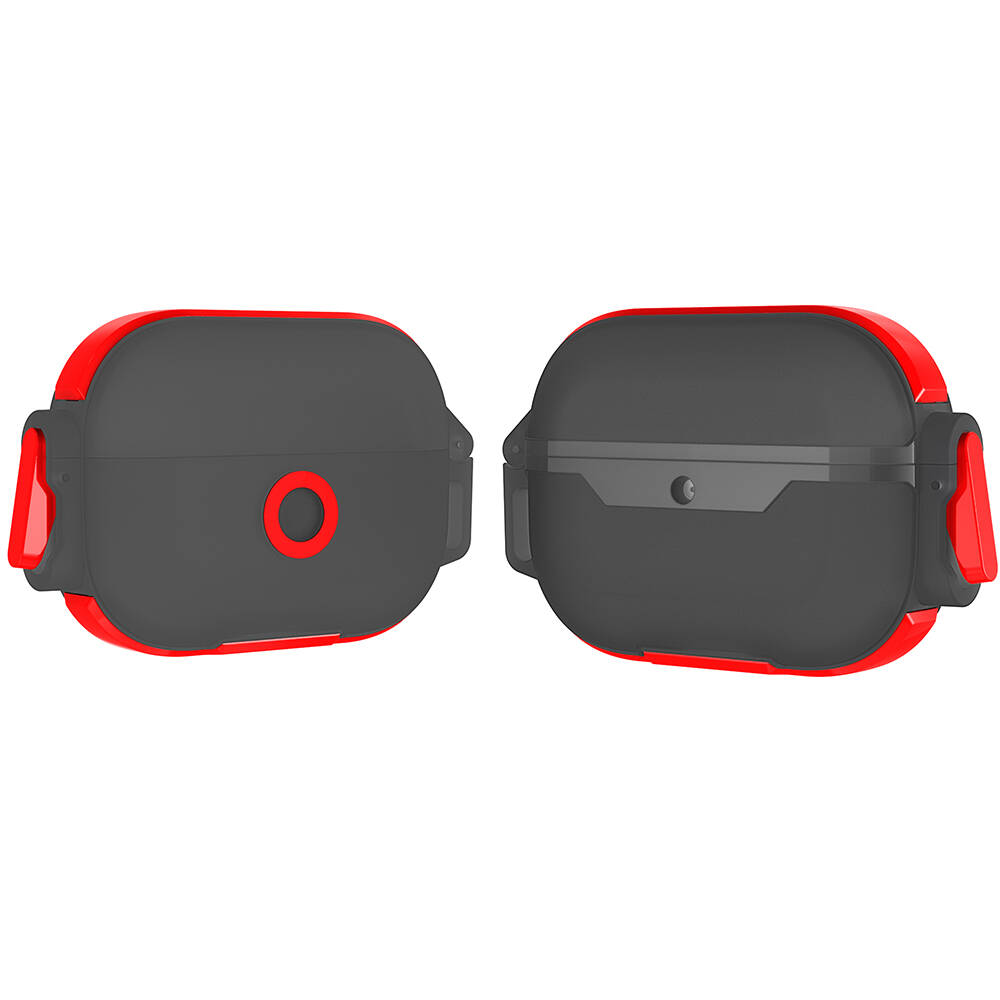 AirPods Uyumlu NXXA Airbag 34 Darbelere Karşı Dayanıklı Kılıf-Kırmızı